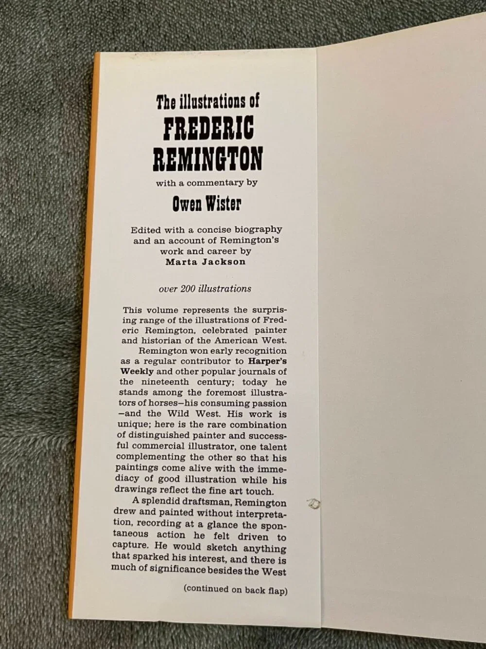 1970 The Illustrations Of Frederic Remington Sketches Drawings Western Art